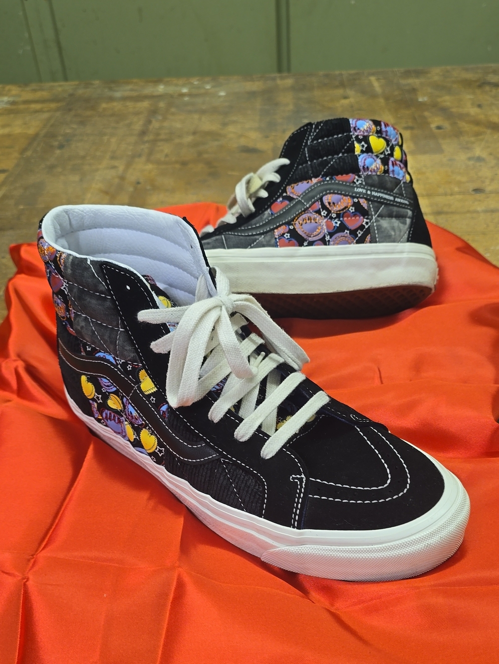 Vans Sk8-Hi 38 DX Anaheim "Positivity Patchwork Black" Men's 11
